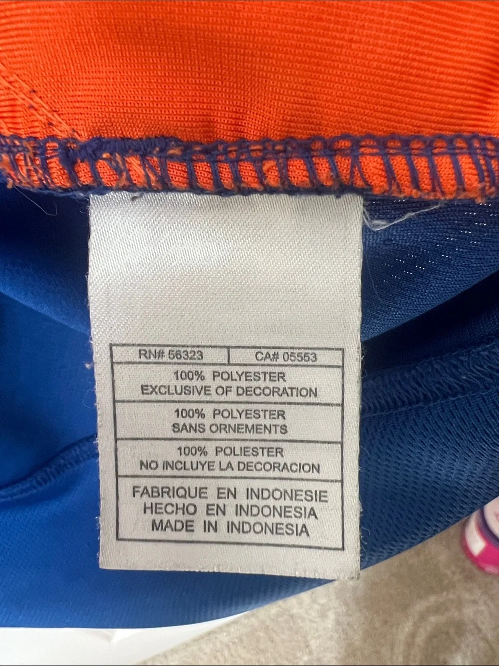 Nike Blue and Orange New York Mets Full-Zip Lightweight Jacket